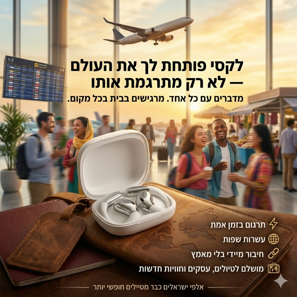 LEXI PODS- אוזניות  מתרגמות שפה