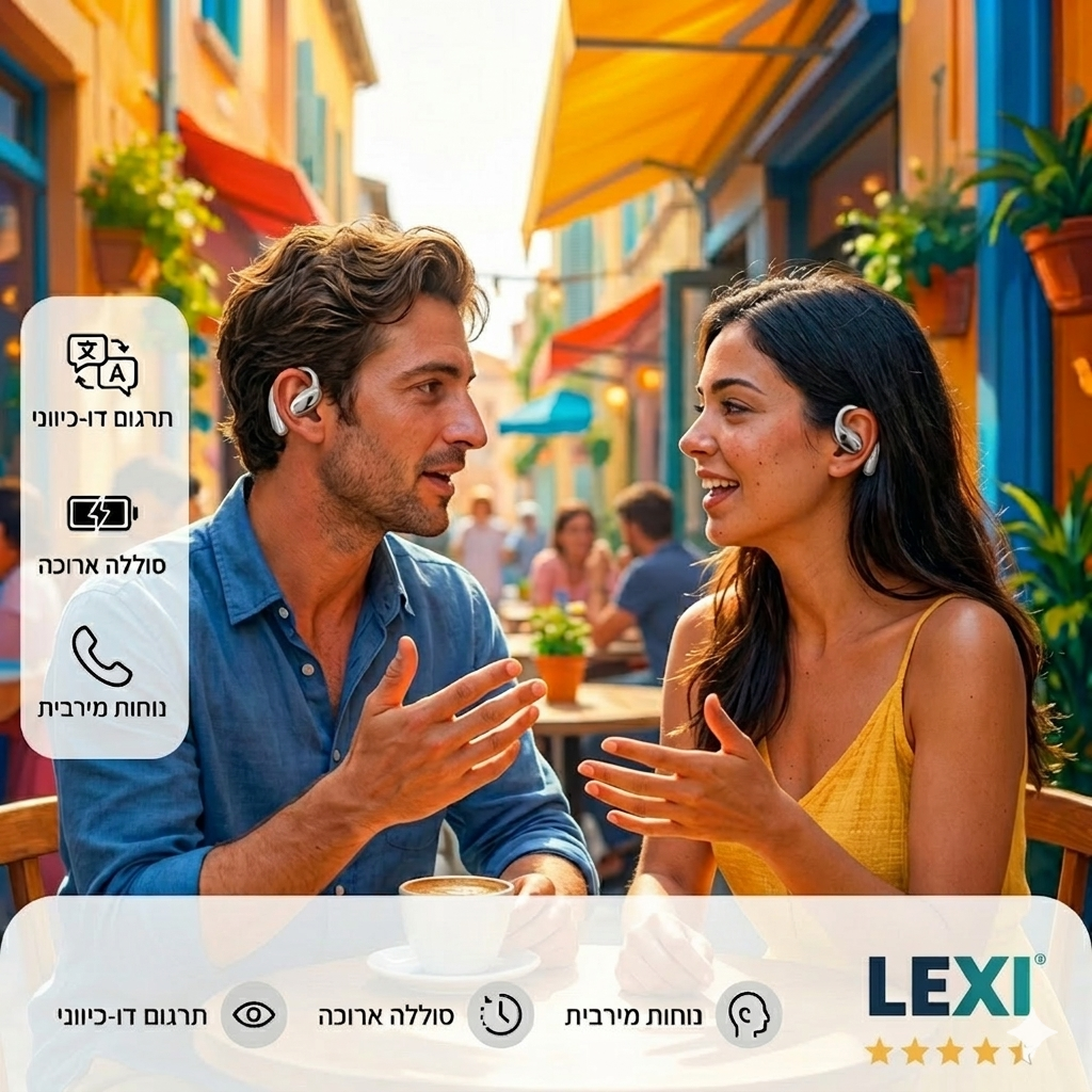 LEXI PODS- אוזניות  מתרגמות שפה